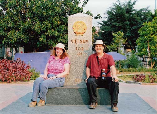 On the Vietnamese side of the Chinese border in Lao Cai  (Photo courtesy of Cuong)