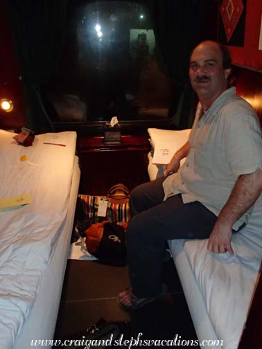 Cabin 33 on the Victoria Express from Lao Cai to Hanoi