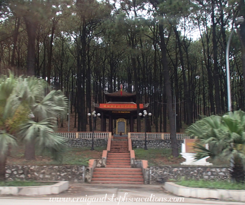 Shrine commemorating Ho Chi Minh's rest stop on the way to Halong Bay