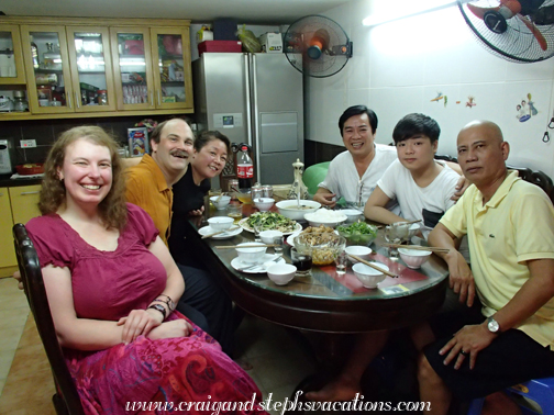 Steph, Craig, Nhung, Cuong, Phong, and Mr. Giang