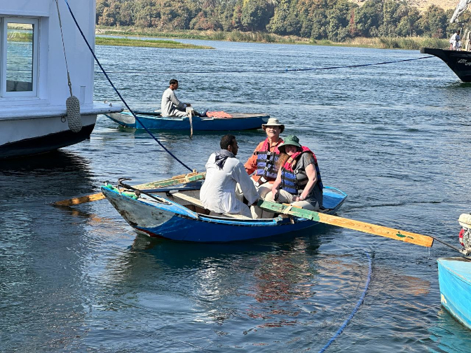 Fishing in the Nile at Bisaw Village