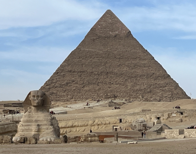 The Sphinx and the Pyramid of Khafre