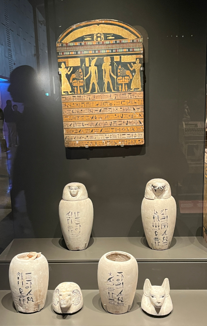 Grand Egyptian Museum: Canopic jars