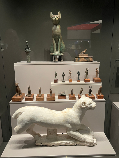 Grand Egyptian Museum: Images of Bastet, Cat Goddess