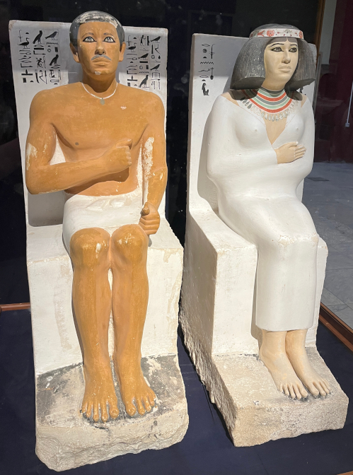 Egyptian Museum Cairo: Rahotep and Nofret