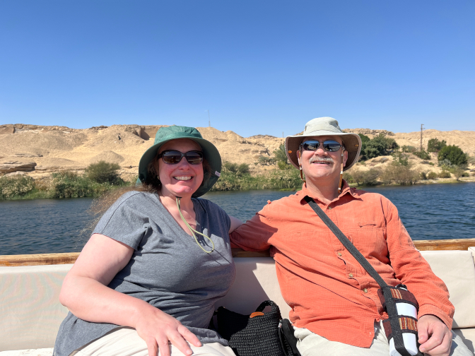 Riding the tugboat to Gebel Silsileh