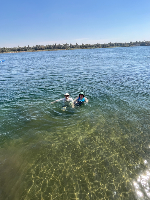 Swimming in the Nile
