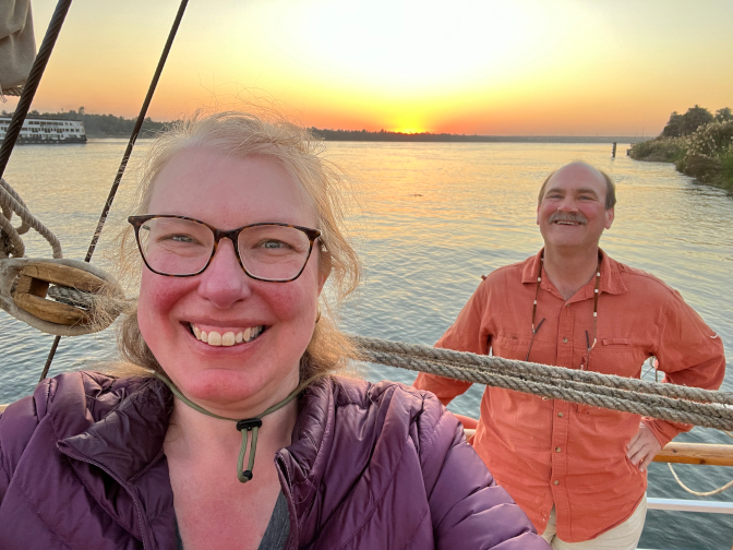 Sunset on the Nile