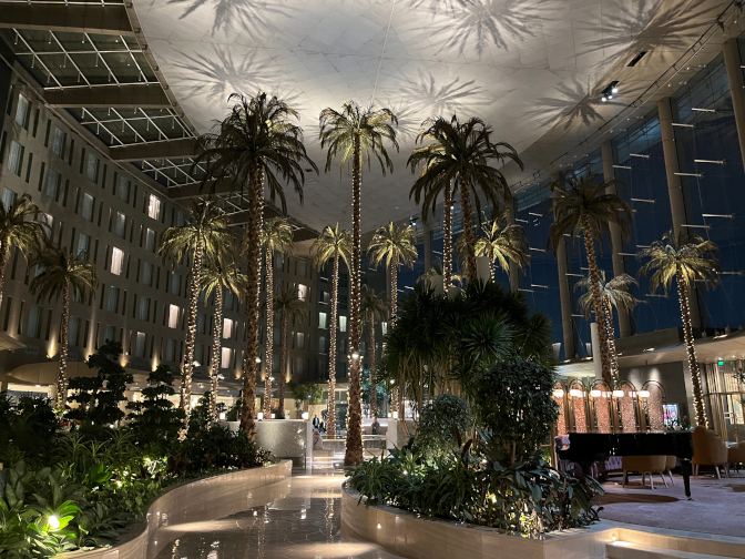 Lobby of Waldorf Astoria Heliopolis
