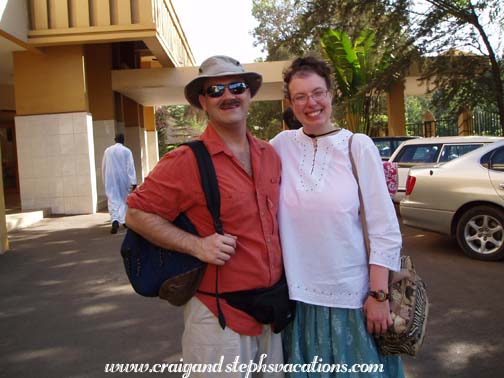 Craig and Steph at Azalai Grand Hotel