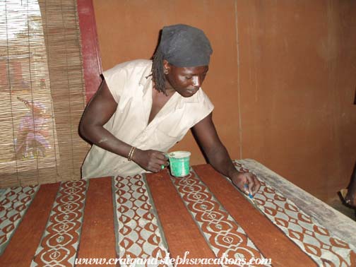 Making mudcloth