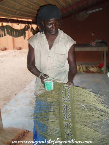 Making mudcloth