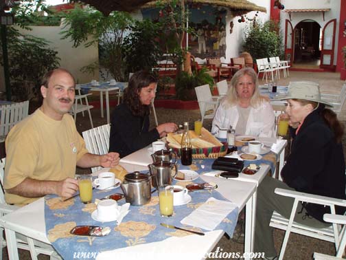 Breakfast at the Independance Hotel