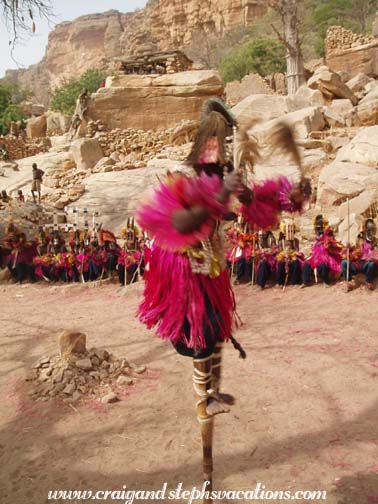 Tingetange stilt dancers