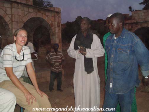 Anna, Chief Amadou Napo, and Daniel