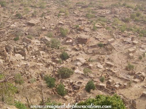 Dogon village from above