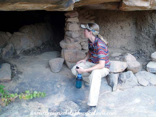 Anna at Ambara Kumbu Caves