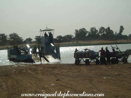 Bani River ferry crossing