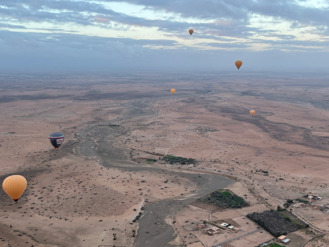 Hot air balloon ride