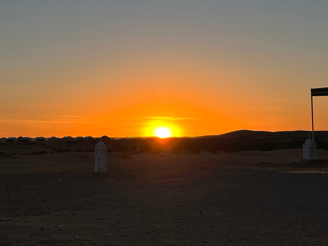 Sahara sunset