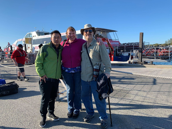 Arrival at Thomson Settlement, Rottnest Island