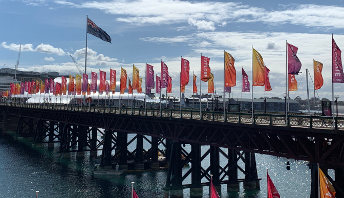 Pyrmont swing bridge, Darling Harbour