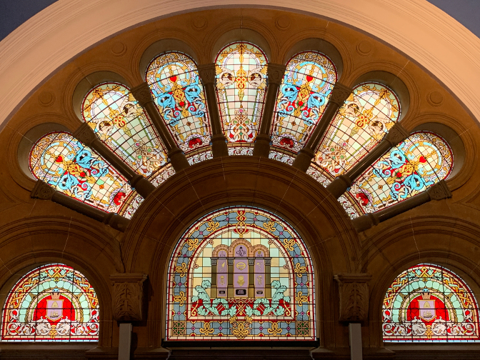 Stained glass, Queen Victoria Building