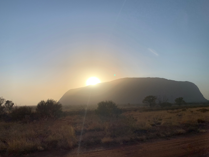 Sunrise over Uluru