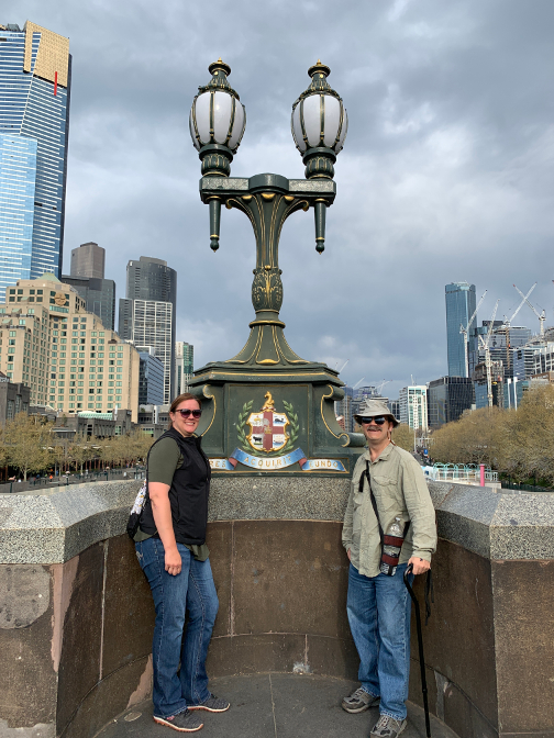 Alison and Craig on Princes Bridge