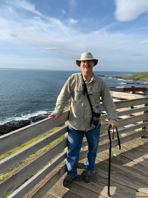 Craig at the Nobbies, Phillip Island