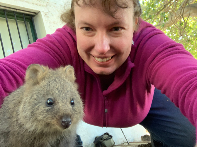 Quokka selfie! (Harder than expected to snap)