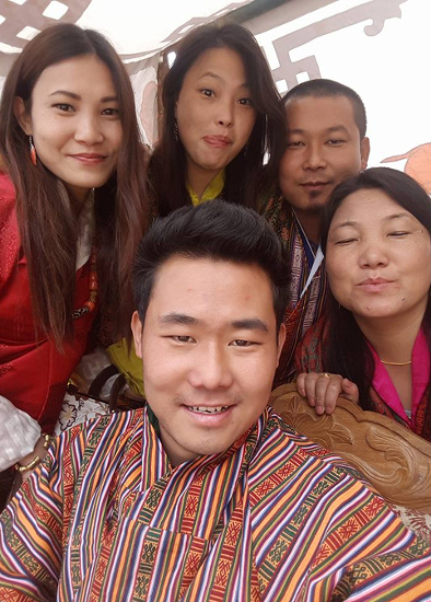 Tshering, Kezang, Dhendup, Lhaki, and Sonam