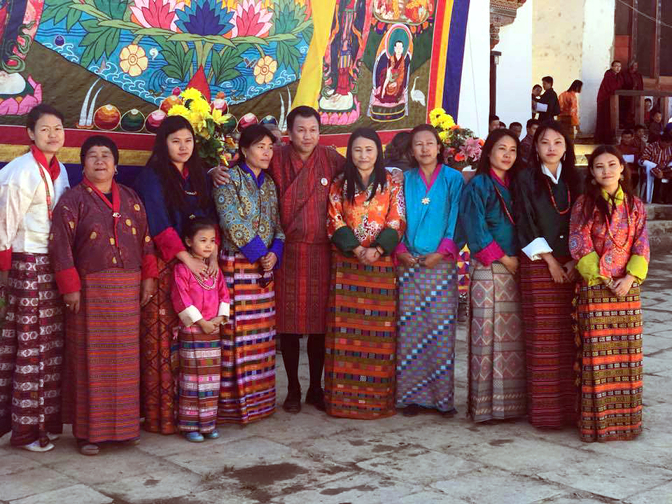 Tshering, Ama, Chimi, Phub Pem, Pema Tenzin, Choden, Dorjee Bidha, Kinley, Kezang, Tshering