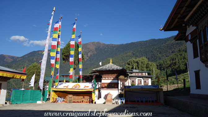 Tsechu grounds