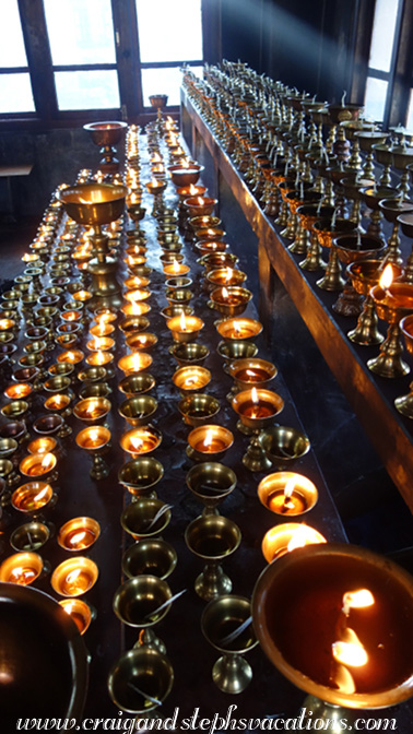 Butter lamps