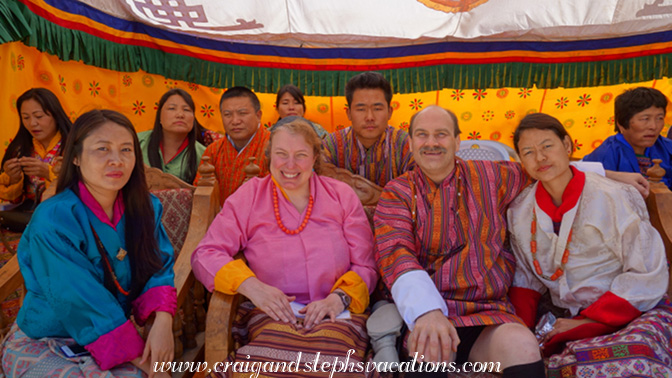 Kinley Zangmo, Steph, Sonam, Craig, and Tshering