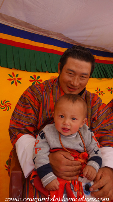 Tsechu spectators