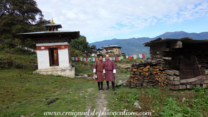 Water-driven prayer wheel near our old camping spot