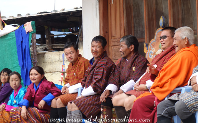 Lama watches the atsaras with amusements