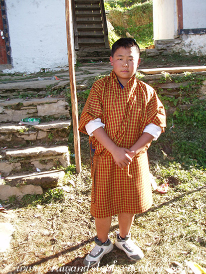 Our handsome Bhutanese son, Sonam Tshering, age 14 in 2007