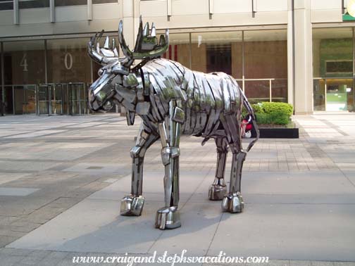 Car bumper moose by John Kearney