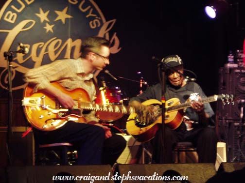 Honeyboy Edwards performs with Devil in a Woodpile