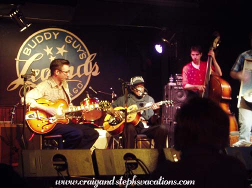 Honeyboy Edwards performs with Devil in a Woodpile