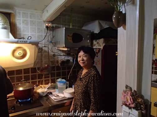 Our hostess and cook, Beiguanfang Hutong