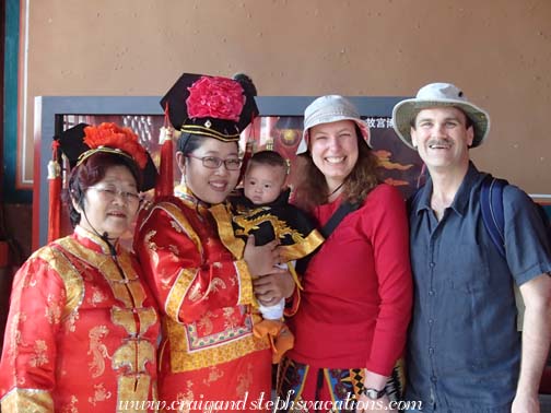 Visitors dress in period clothing, and ask us to be in their photos