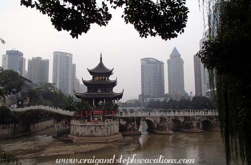 Ancient meets modern: Jiaxiu Tower and Sheraton Guiyang