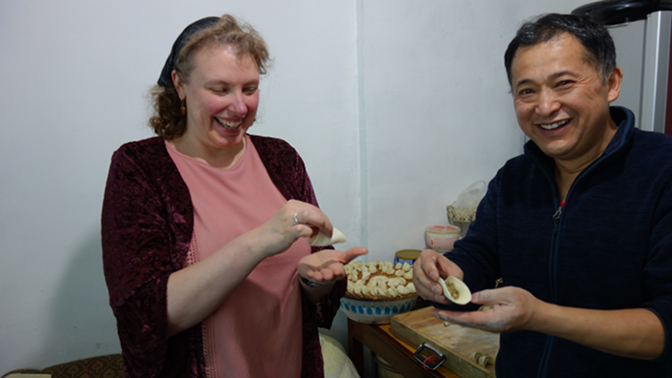 Mr. Zhou gives me remedial dumpling lessons