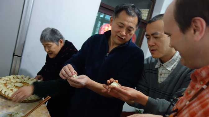 Making dumplings