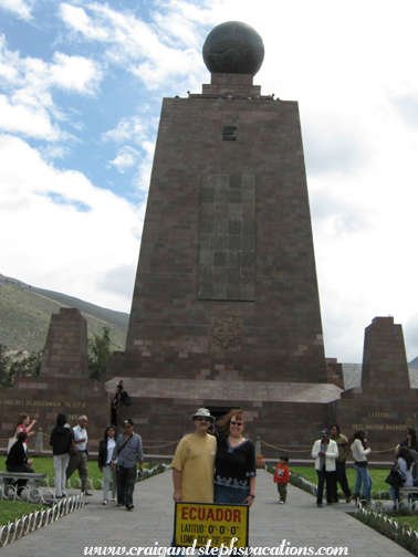 Mitad del Mundo  - Calculated position of the equator in the 1700's