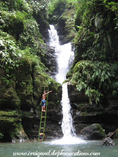 Three-tiered waterfall